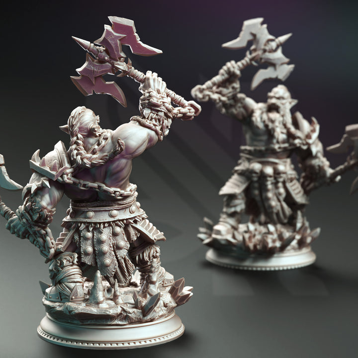 Dark Dwarf Berzerker Barbarian - Korthart the Hateful Heart