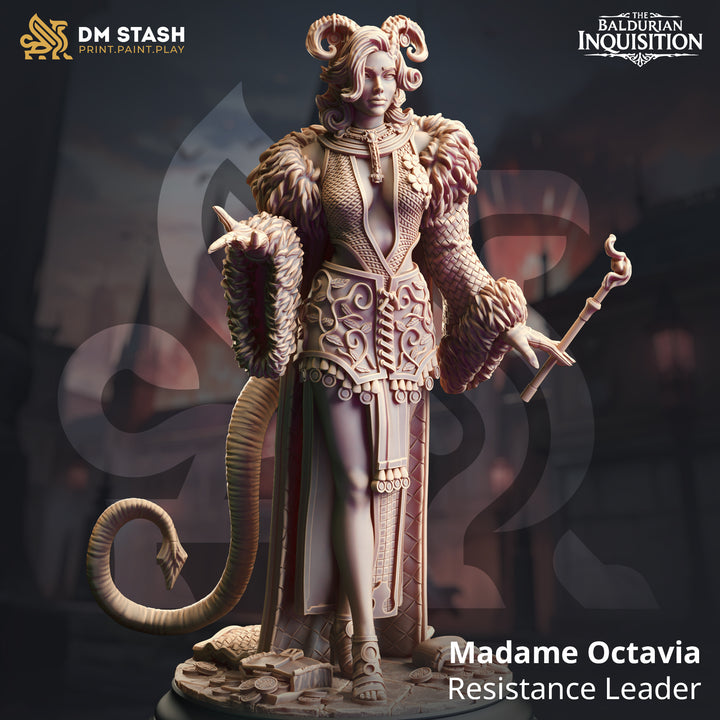 Tiefling Alluring Sorceress - Madame Octavia