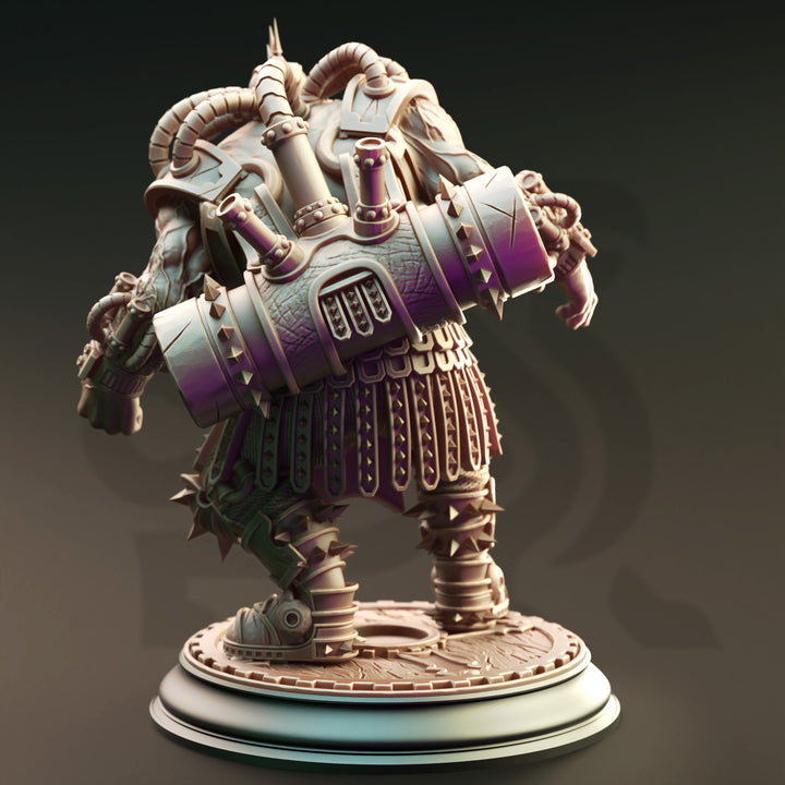 Chemical Abomination with Goblin Rider - Muscles &amp; Brains