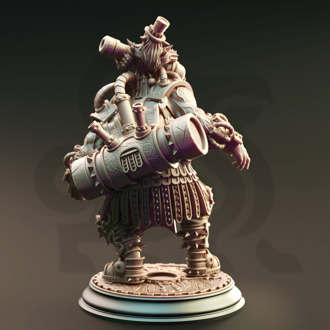 Chemical Abomination with Goblin Rider - Muscles &amp; Brains