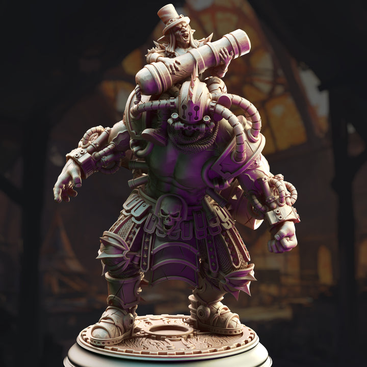 Chemical Abomination with Goblin Rider - Muscles &amp; Brains