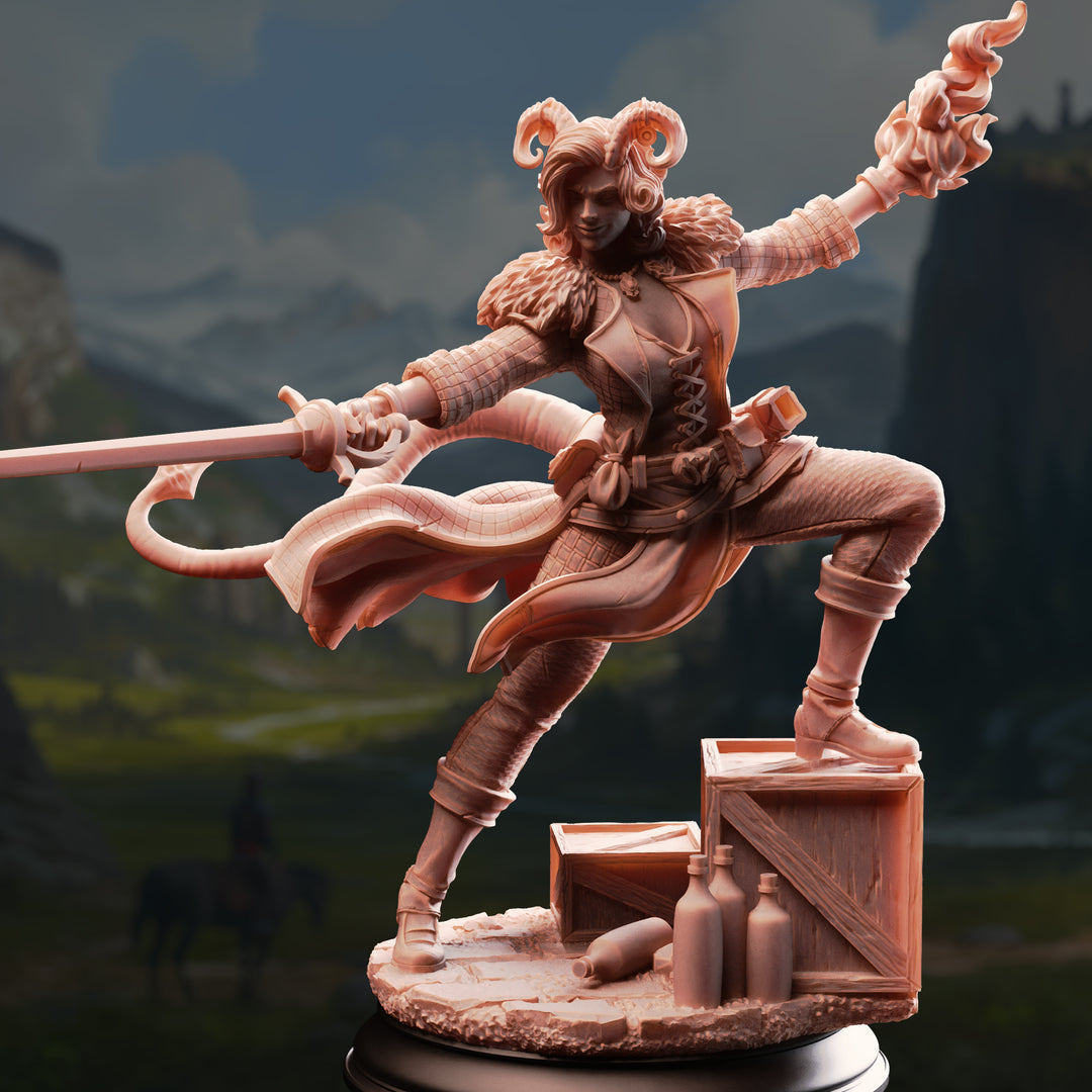 Tiefling Arcane Trickster Rogue - Octavia