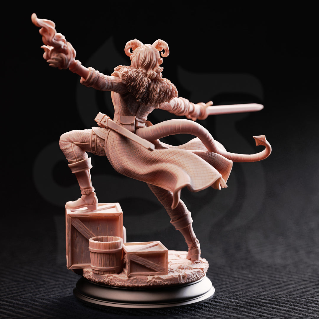 Tiefling Arcane Trickster Rogue - Octavia