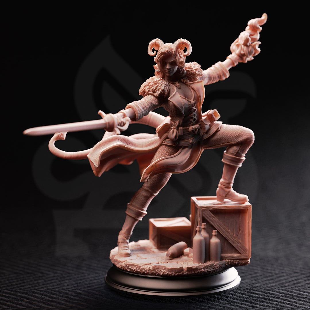 Tiefling Arcane Trickster Rogue - Octavia