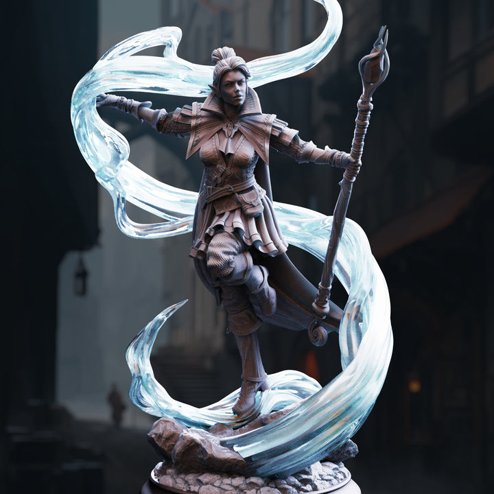 Half-Elf Sorcerer Officer - Molly Cliffburn