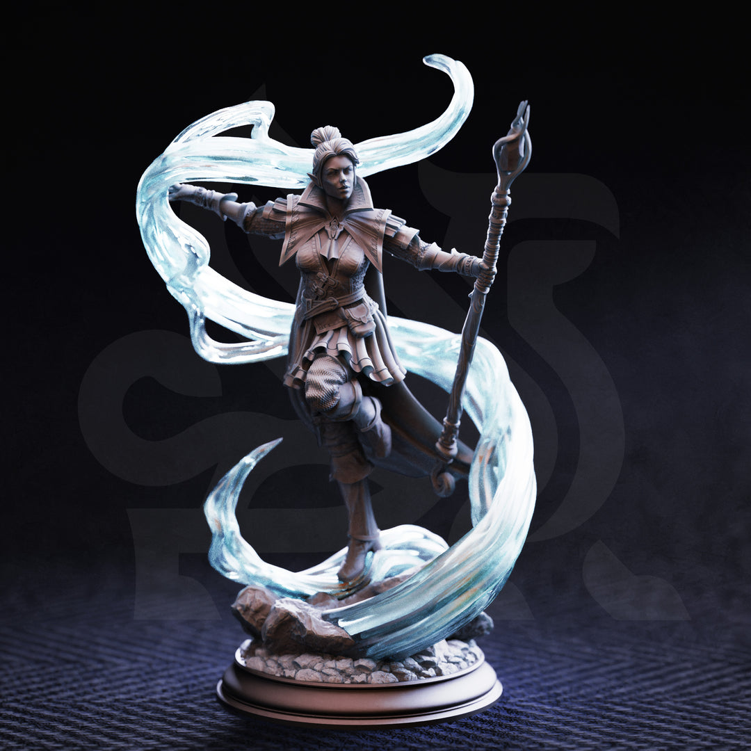 Half-Elf Sorcerer Officer - Molly Cliffburn