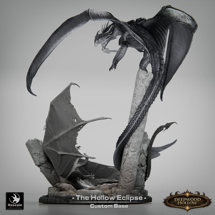 Silver Dragon vs Black Dragon Diorama