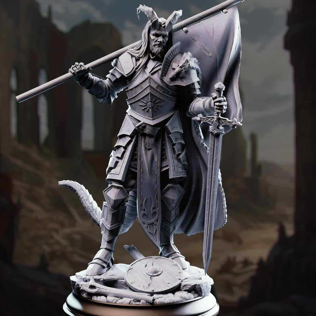 Tiefling Veteran Fighter - The Captain