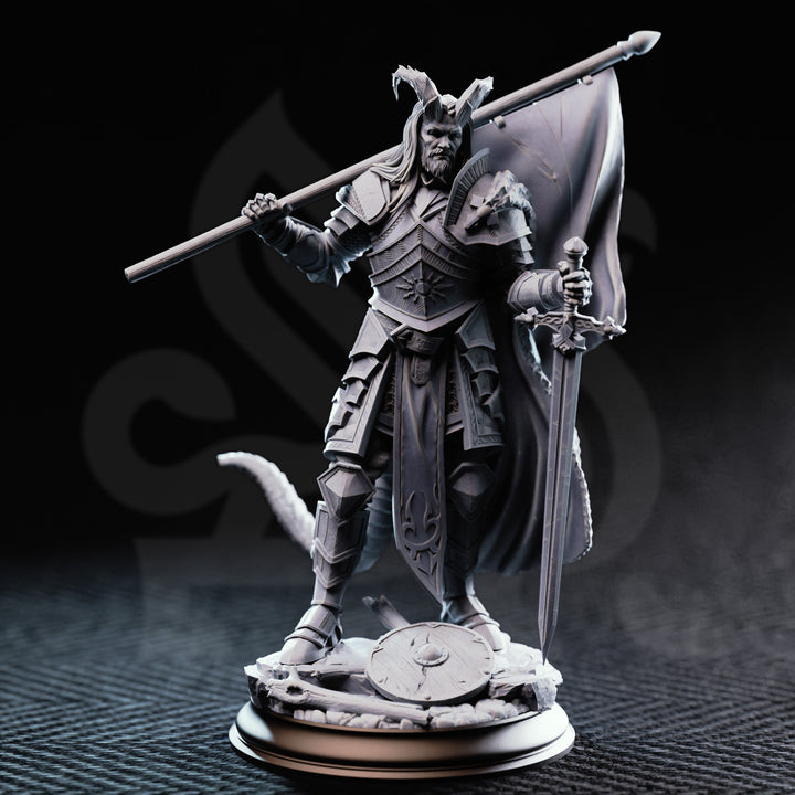 Tiefling Veteran Fighter - The Captain