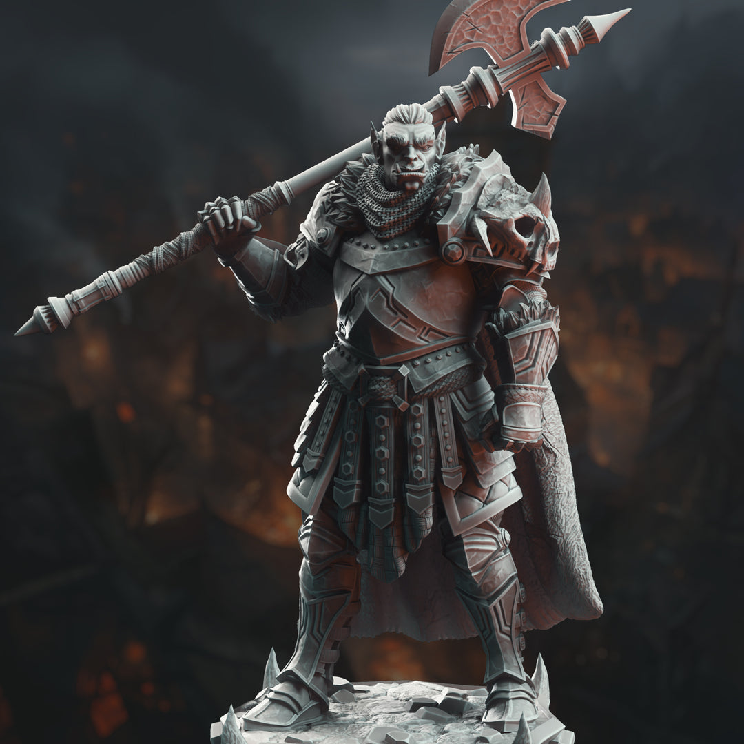 Orc Grimdark Knight - Trenon the Chainbreaker