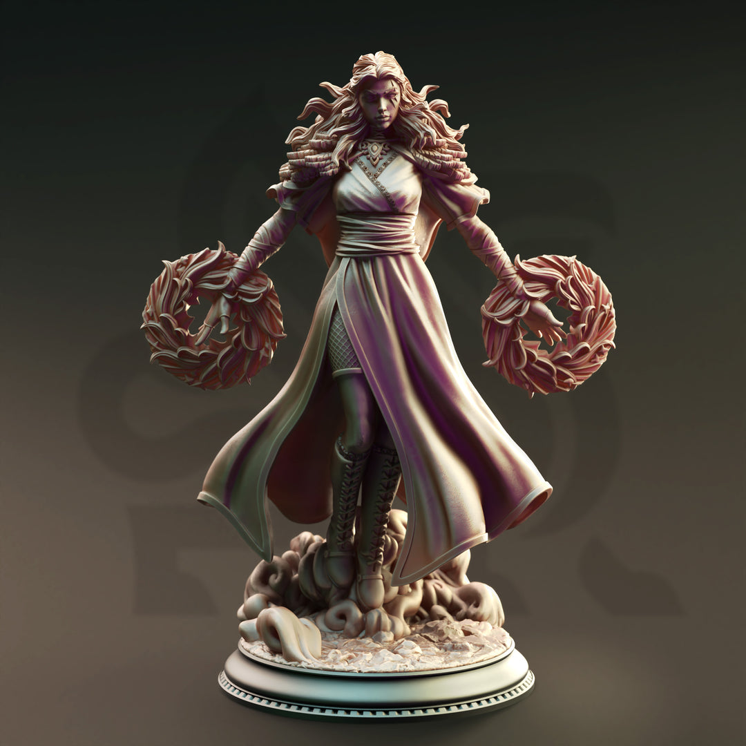 Half Elf Dark Sorceress - Tyria Ravensong