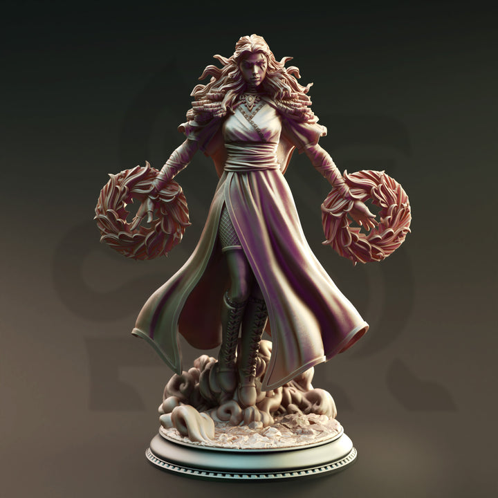 Half Elf Dark Sorceress - Tyria Ravensong
