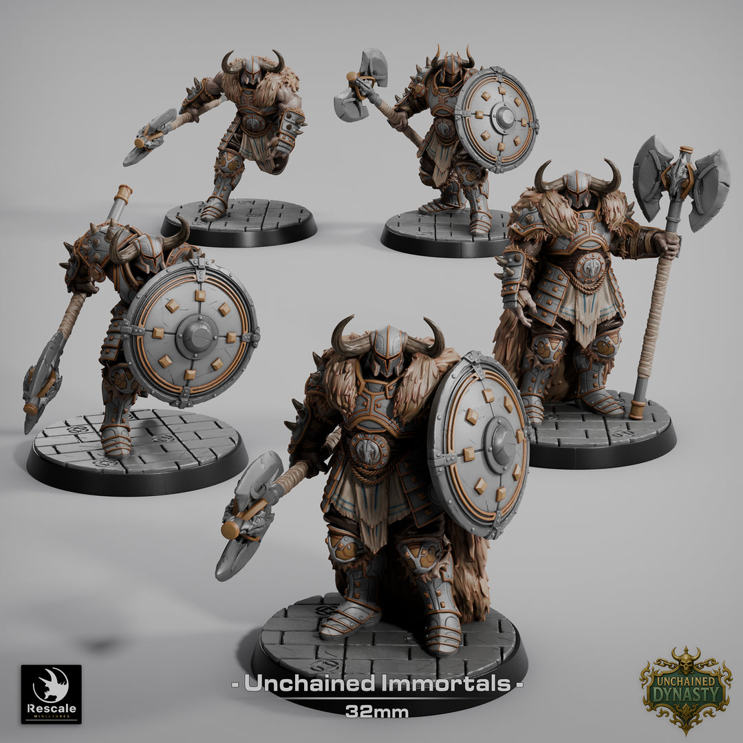 Unchained Immortal Warriors