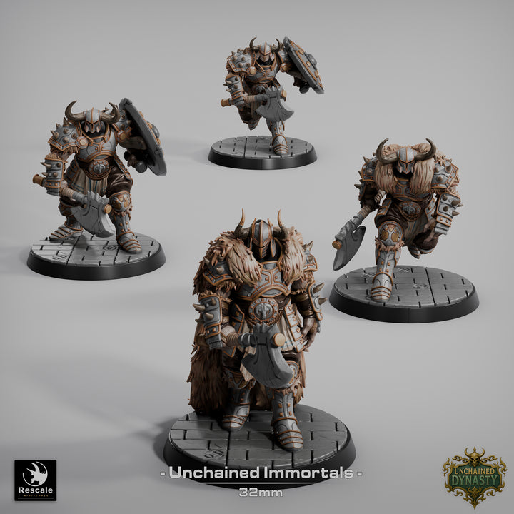 Unchained Immortal Warriors