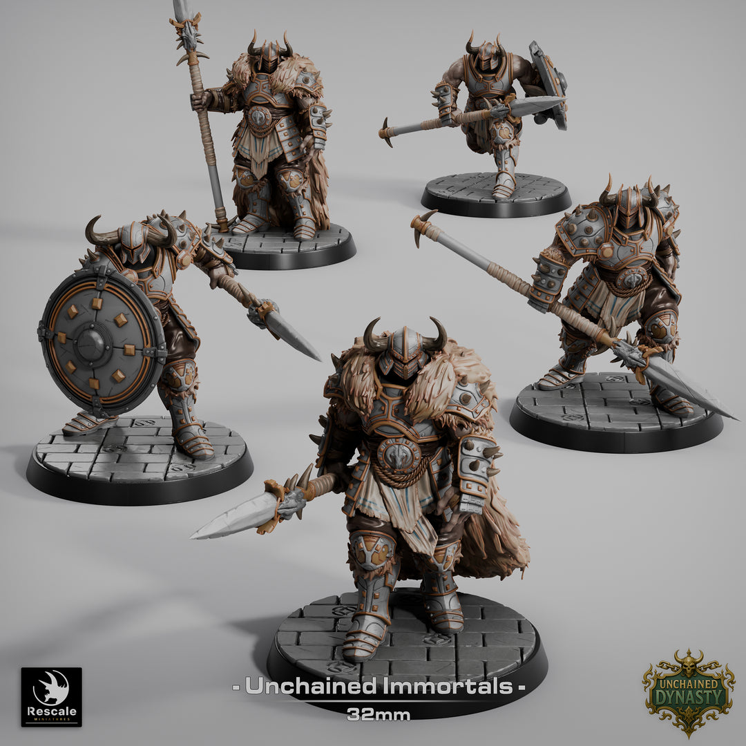 Unchained Immortal Warriors