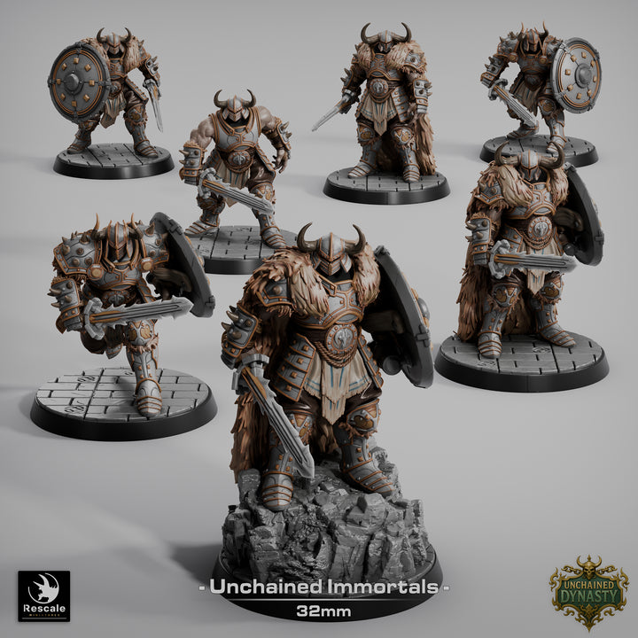 Unchained Immortal Warriors