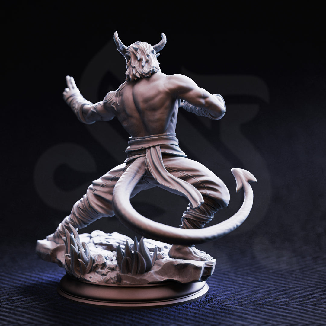 Tiefling Monk - Verek "Heartless" of the Spit