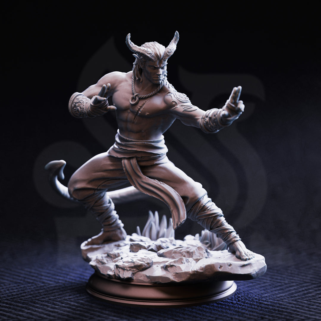 Tiefling Monk - Verek "Heartless" of the Spit