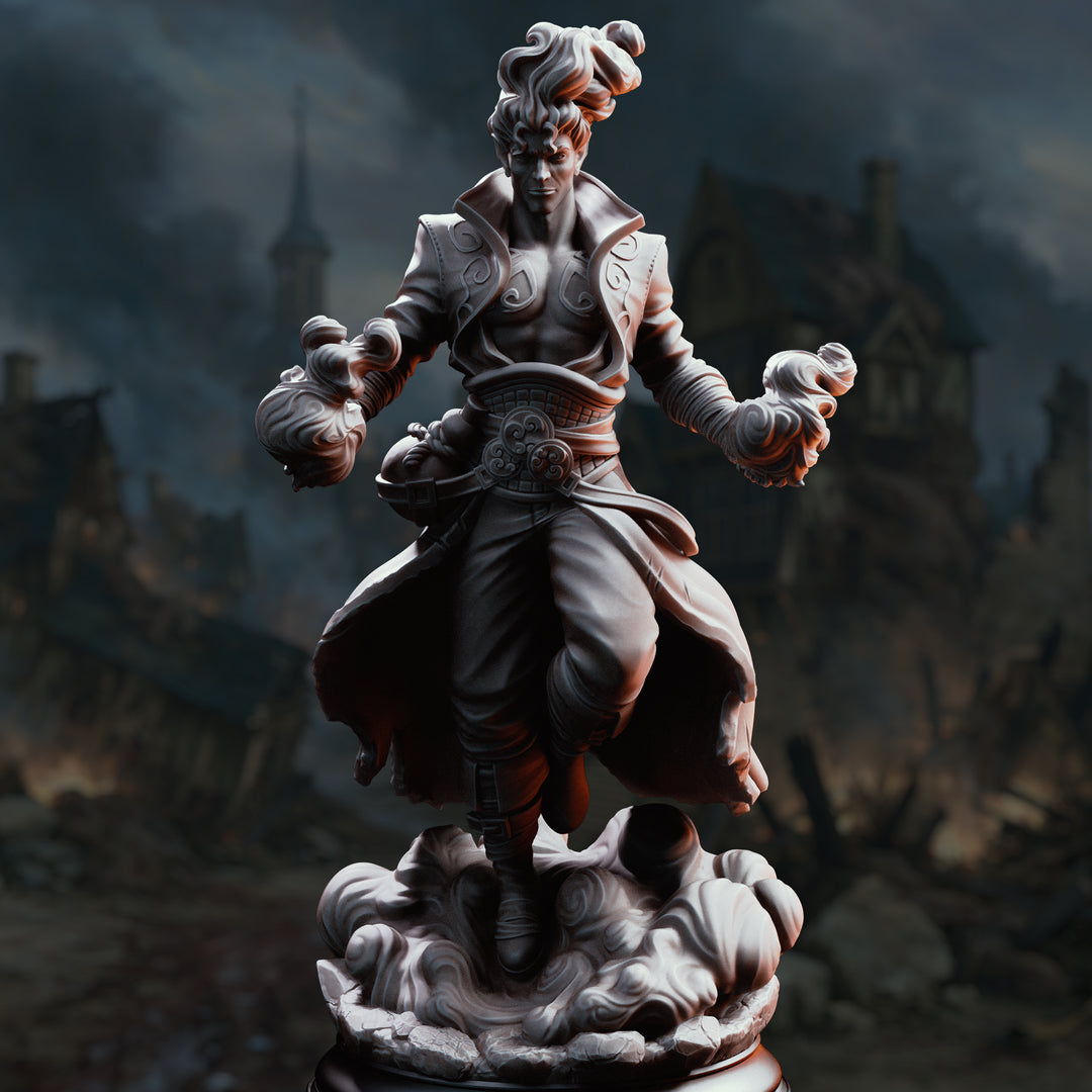 Air Genasi Storm Sorcerer - Villam Nitrana