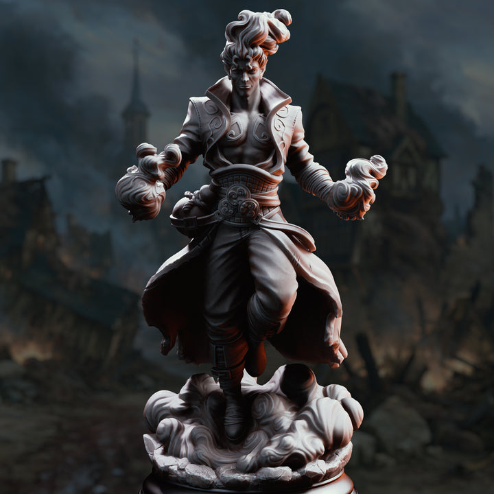 Air Genasi Storm Sorcerer - Villam Nitrana