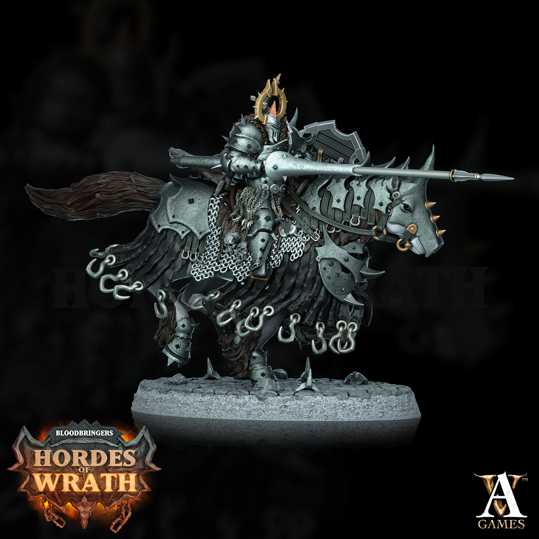 Heralds of Wrath unpainted resin character miniature by Archvillain Games, 28-32mm DnD tabletop model.