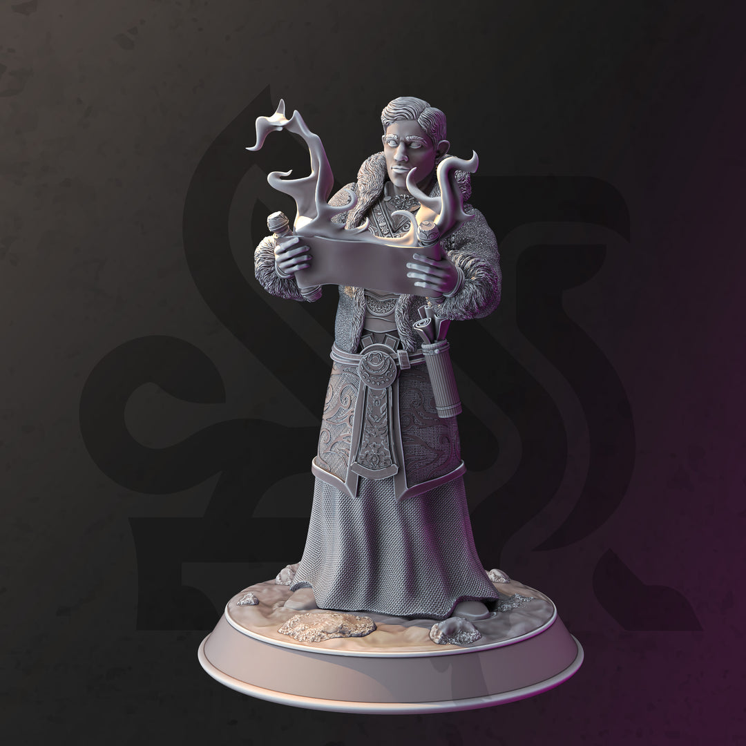Halfing Snow Cleric - Darius Burrows
