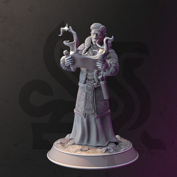Halfing Snow Cleric - Darius Burrows