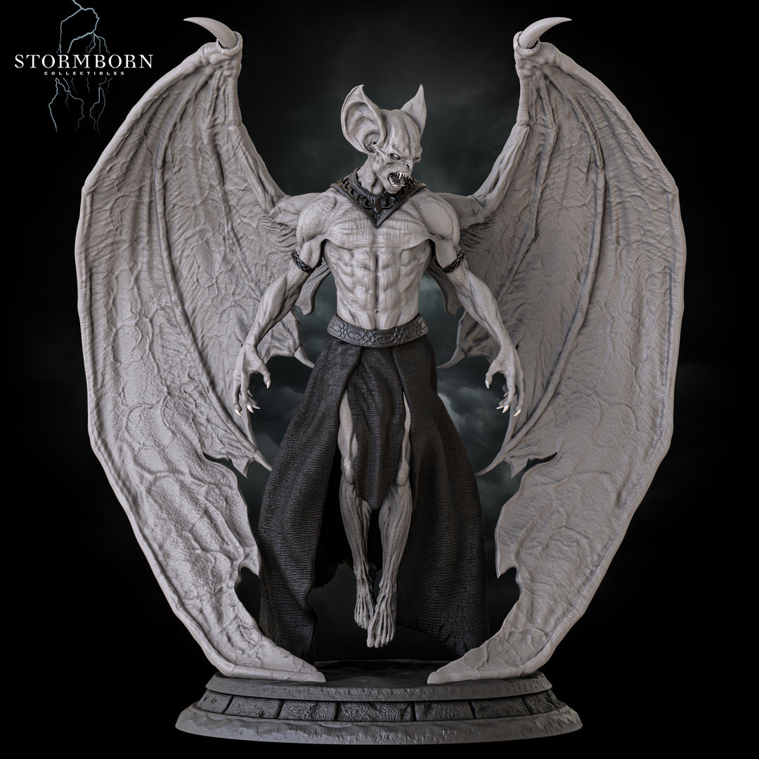 Vampire Lord unpainted resin vampire miniature by Stormborn Collectibles, 28-32mm DnD tabletop model.