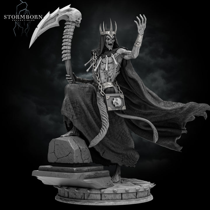 Gothric, The Decayed unpainted resin undead miniature by Stormborn Collectibles, 28-32mm DnD tabletop model.
