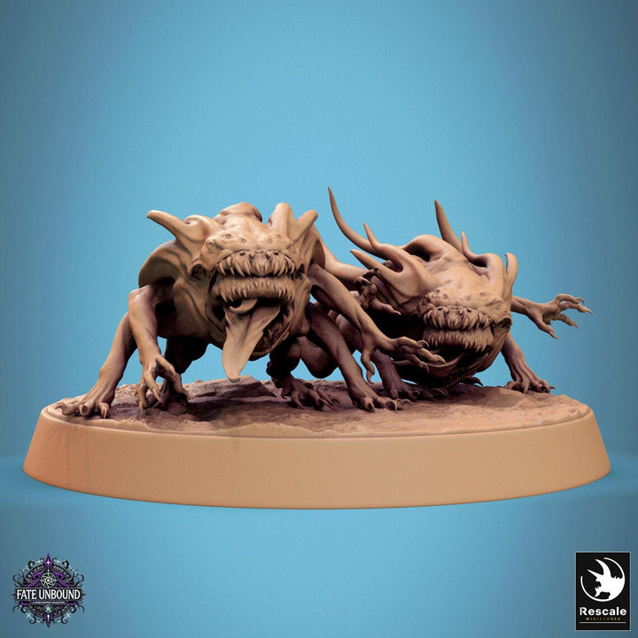 Devilish Fleas unpainted resin demon miniature by Rescale Miniatures, 28-32mm DnD tabletop model.