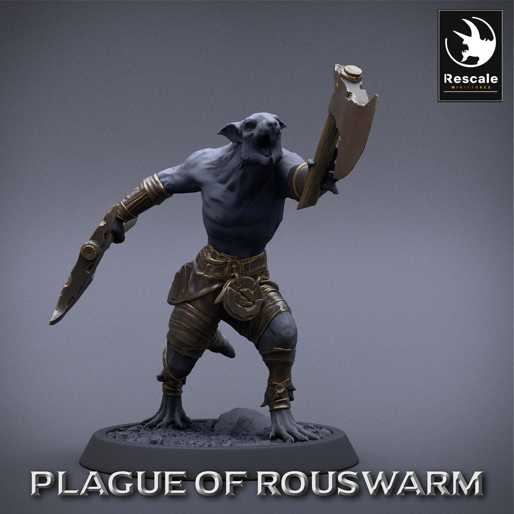 Rat Infantry Barbarians - Ratfolk