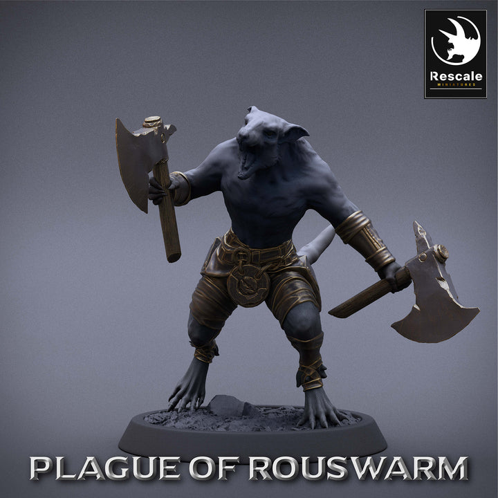 Rat Infantry Barbarians - Ratfolk