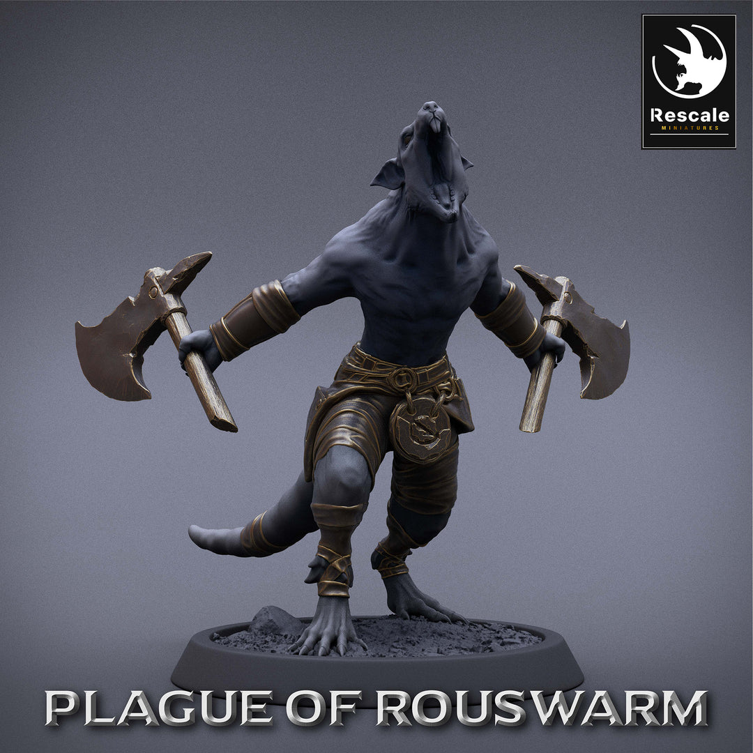 Rat Infantry Barbarians - Ratfolk