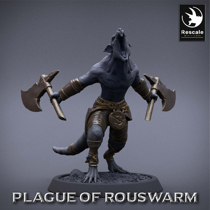 Rat Infantry Barbarians - Ratfolk