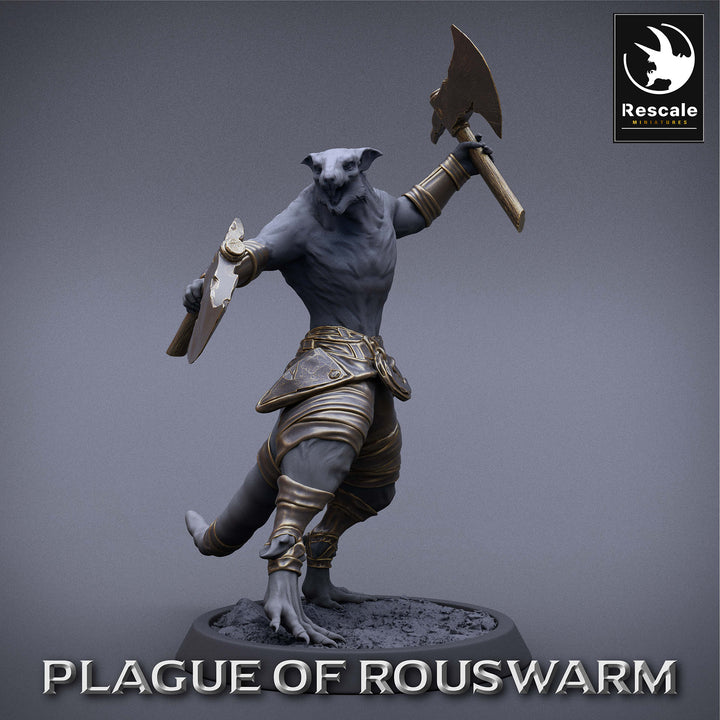 Rat Infantry Barbarians - Ratfolk