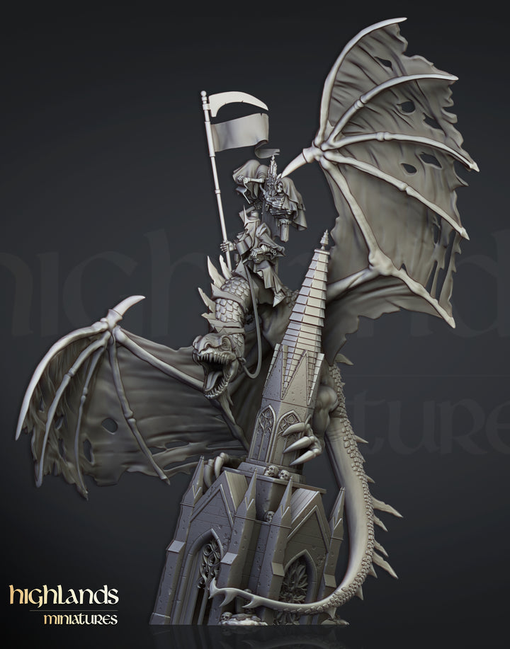 Ezekiel, Lord Necromancer on Flying Monster