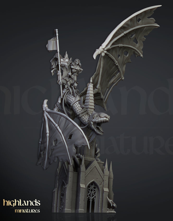 Ezekiel, Lord Necromancer on Flying Monster