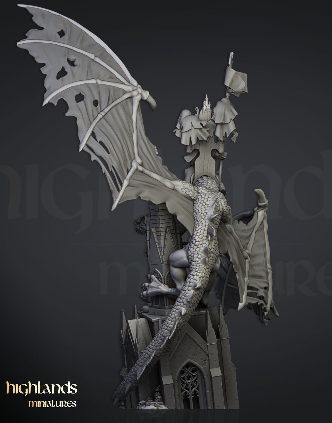 Ezekiel, Lord Necromancer on Flying Monster