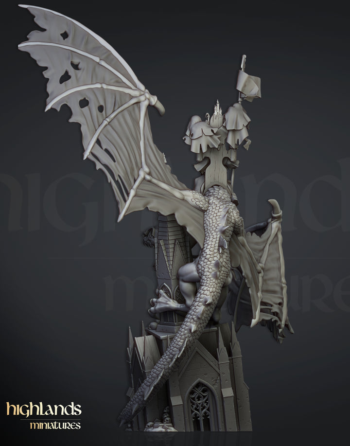Ezekiel, Lord Necromancer on Flying Monster