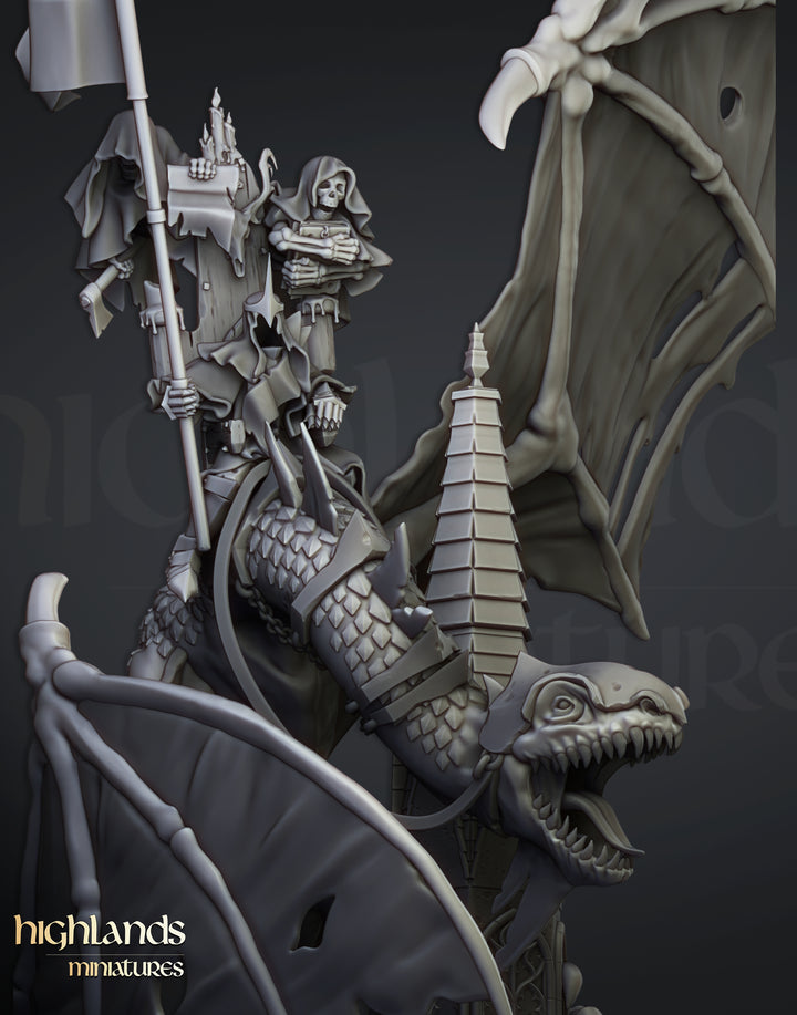 Ezekiel, Lord Necromancer on Flying Monster
