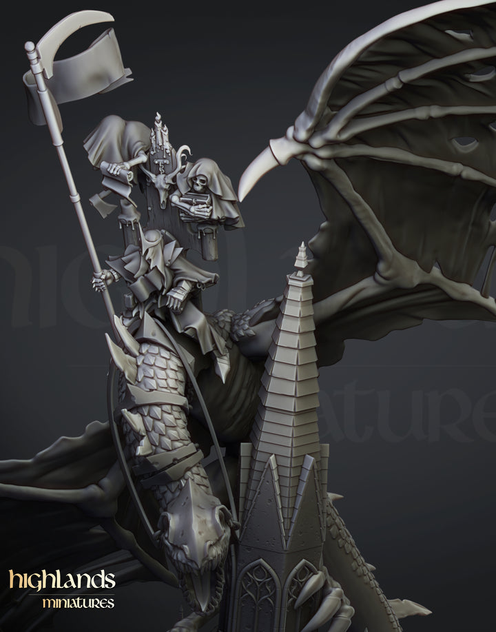Ezekiel, Lord Necromancer on Flying Monster
