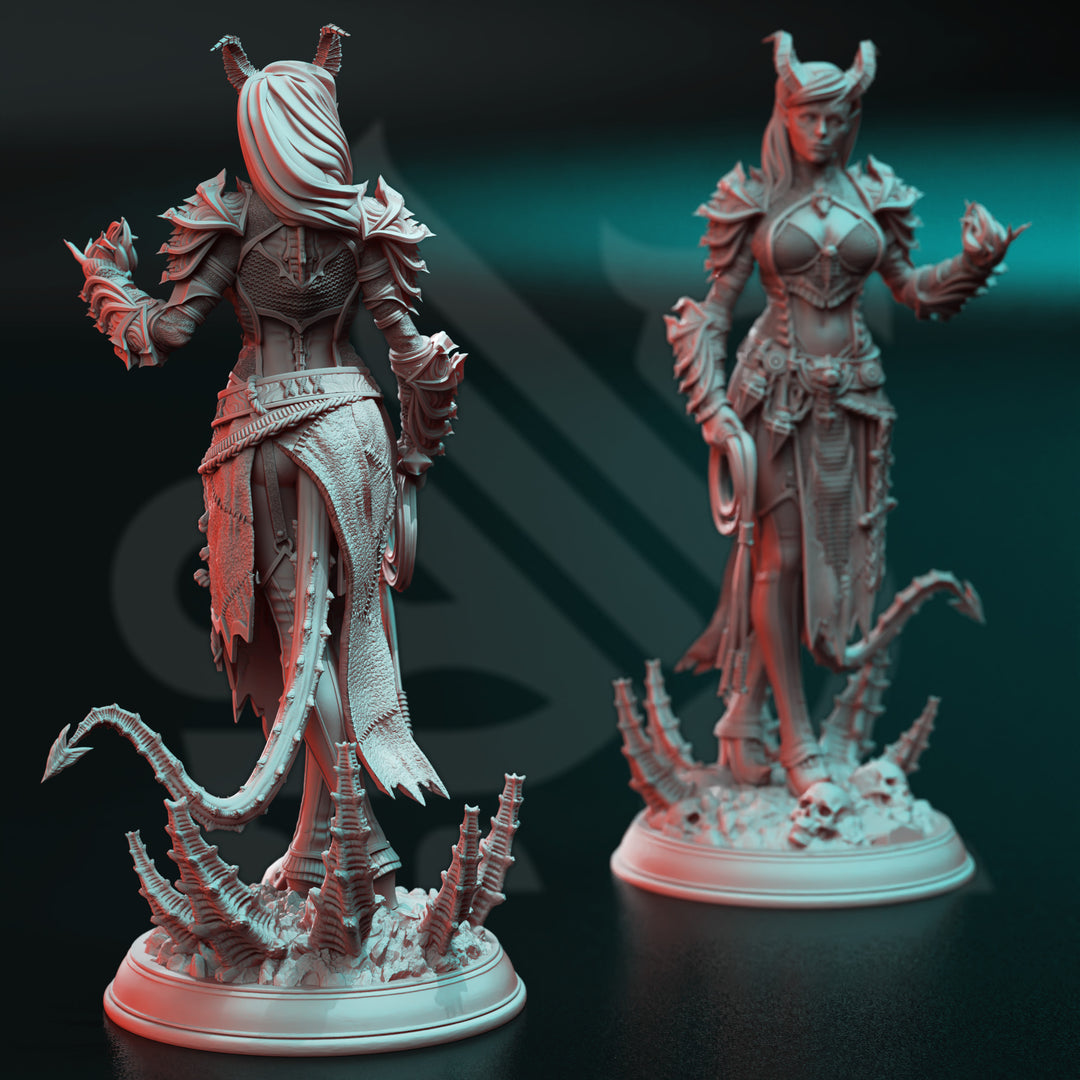Tiefling Fiend Warlock - Skardi of the Third