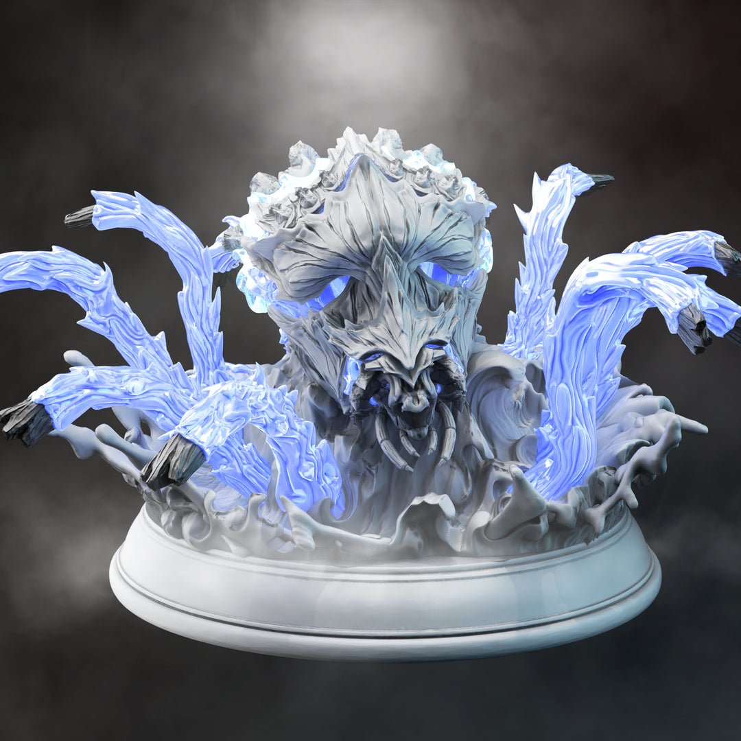 Kraken of the Depths - Sukurin unpainted resin fantasy miniature by DM Stash, 28-32mm DnD tabletop model.
