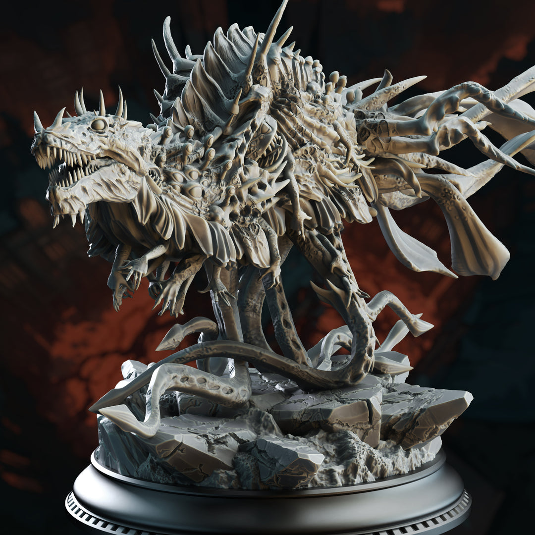 Eldritch Abomination Vessel - Ark of the Enlightened unpainted resin fantasy miniature by DM Stash, 28-32mm DnD tabletop model.